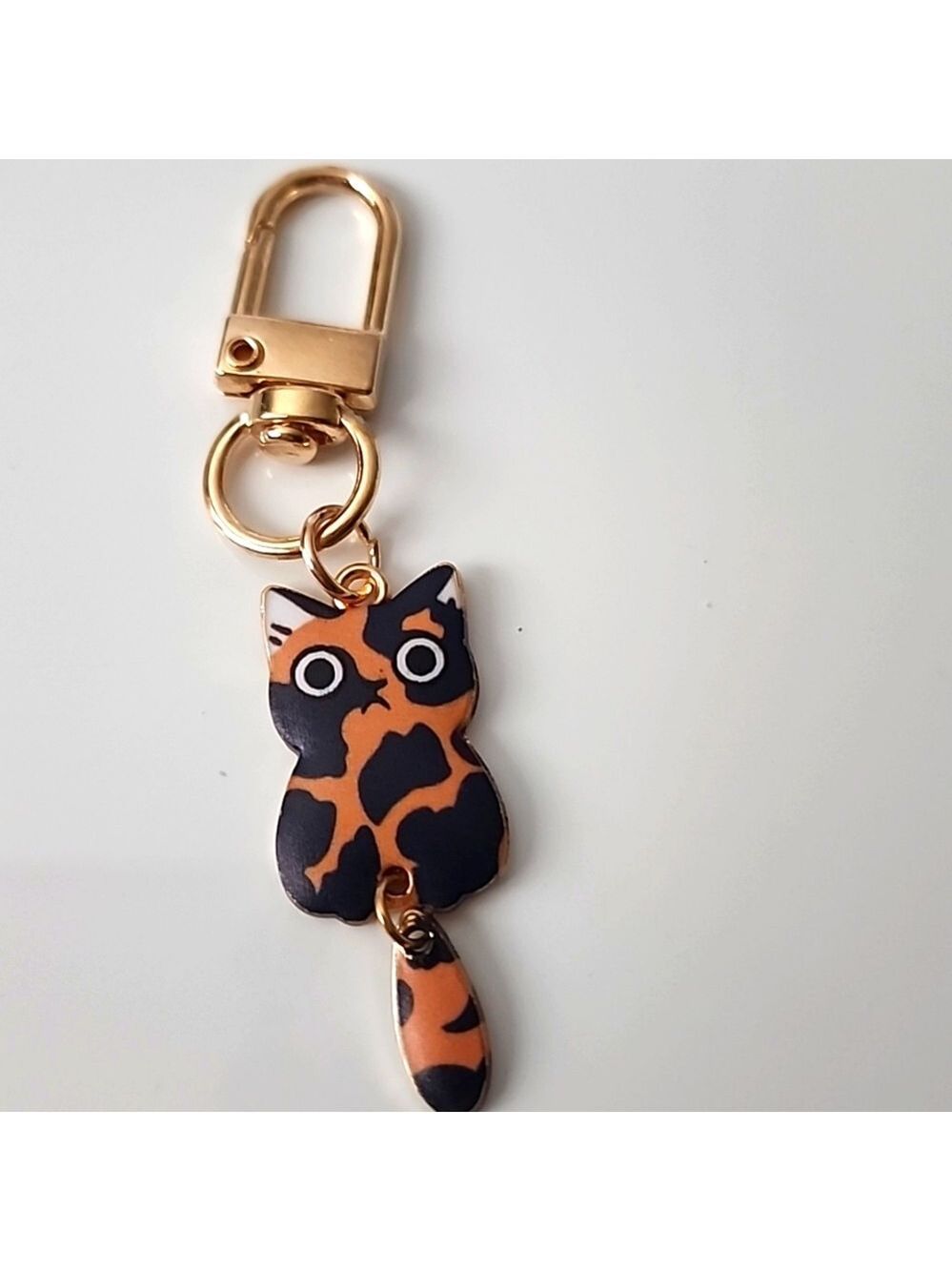 CAT ZIPPER Dangle Tail Pull purse charm Or Charm bracelet Lobster…